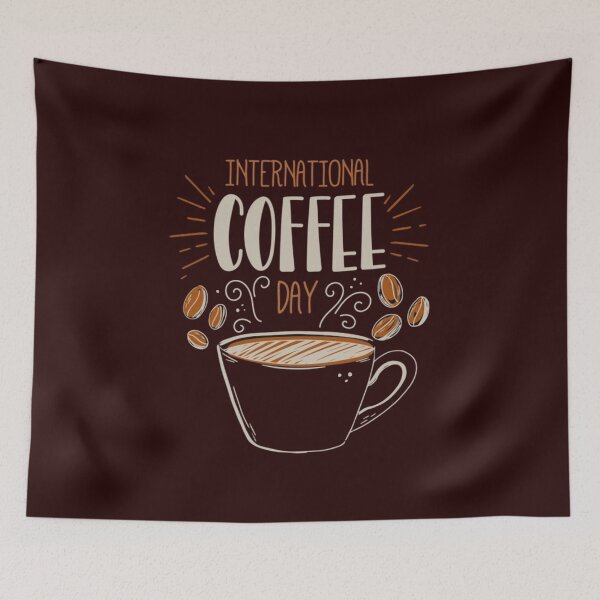 Item preview, International coffee day designed and sold by Rakos-Merch.
