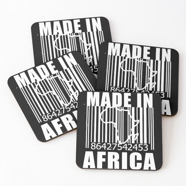 Item preview, Made in Africa proudly african black pride barecode designed and sold by GoodyLeo.