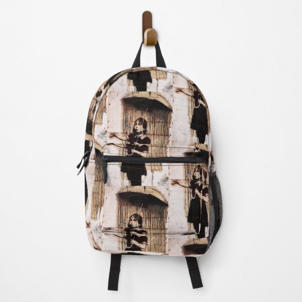 Item preview, Girl in the Rain with Umbrella - Stencil Art by Banksky designed and sold by WE-ARE-BANKSY.