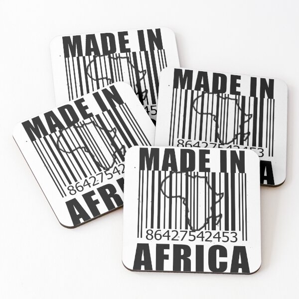Item preview, Made in Africa proudly african black pride barecode designed and sold by GoodyLeo.
