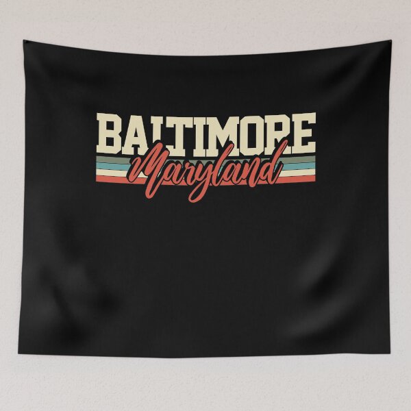 Item preview, Baltimore Maryland Retro designed and sold by 4tomic.