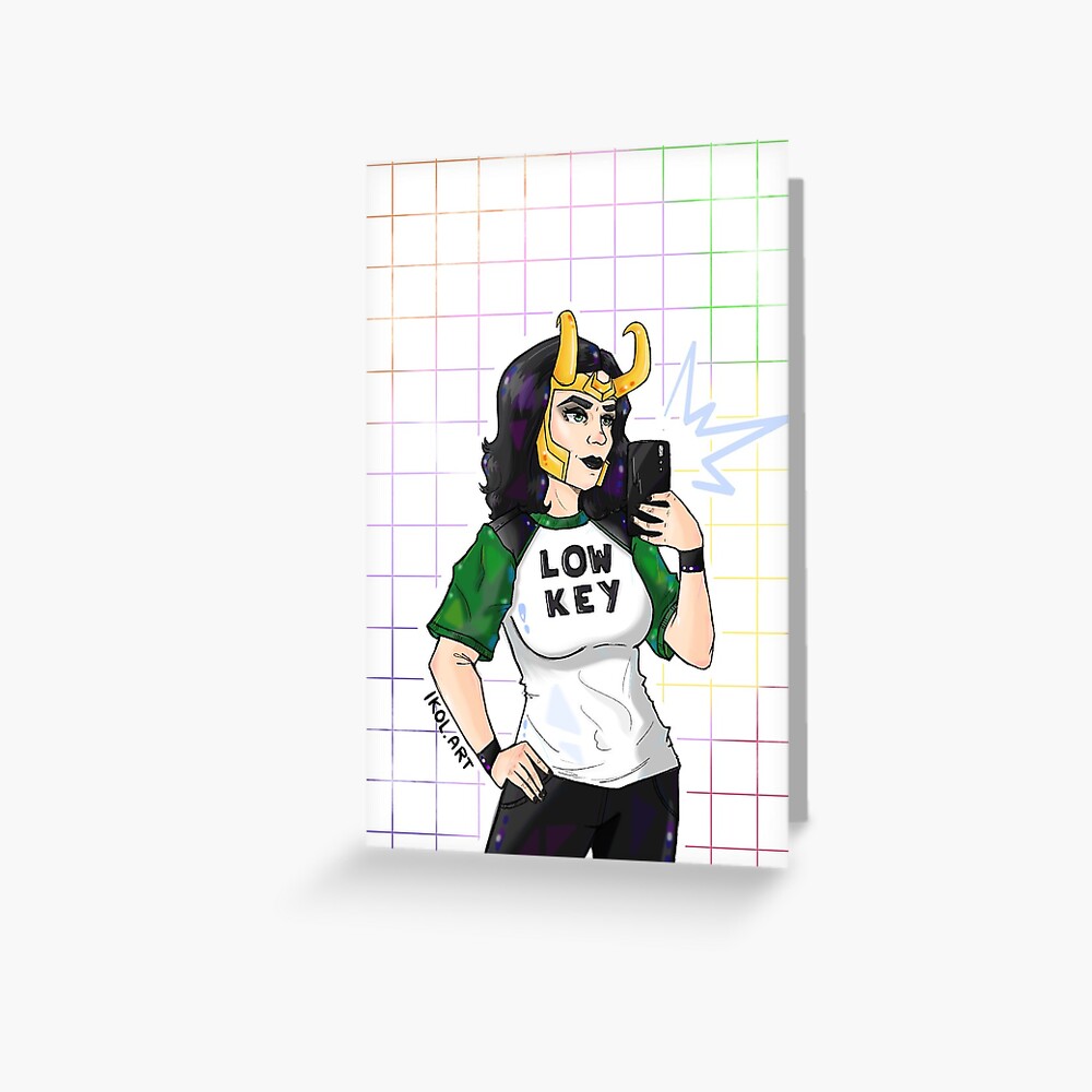 Lowkey Loki Art Print By Ikolart Redbubble