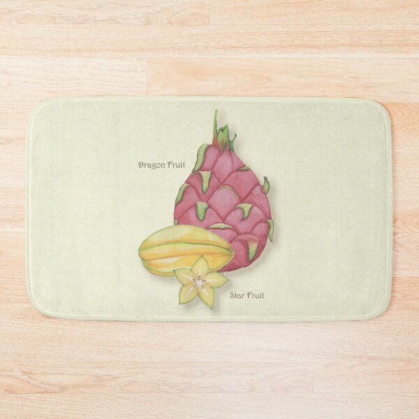 Item preview, Watercolor Exotic Dragon Fruit and Star Fruit designed and sold by Karen McFarland.