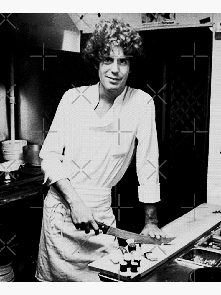 young Anthony Bourdain preparing sushi rolls by furioso