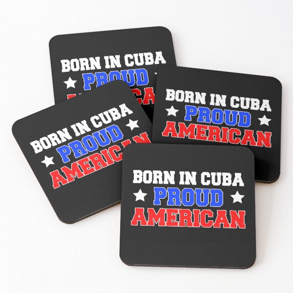Item preview, Born In Cuba Proud American designed and sold by jaycartoonist.