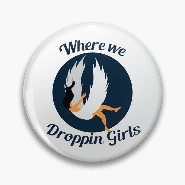 Item preview, Fallen angel Where we droppin girls papercut design designed and sold by anins-azuree.