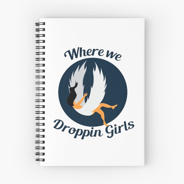 Item preview, Fallen angel Where we droppin girls papercut design designed and sold by anins-azuree.