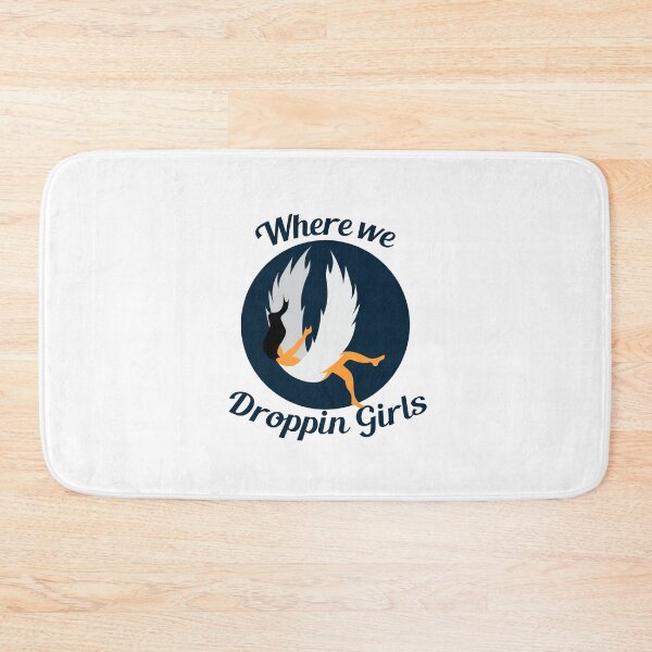 Item preview, Fallen angel Where we droppin girls papercut design designed and sold by anins-azuree.