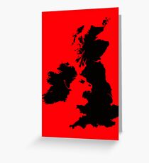 An American Werewolf Greeting Card