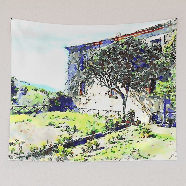 Item preview, Garden of the noble palace of Laureana Cilento designed and sold by Giuseppe Cocco.