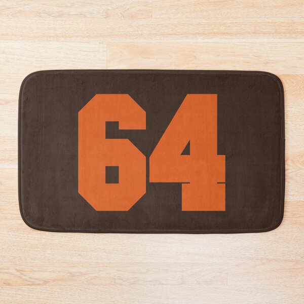 Item preview, 64 Number Cleveland Sports Sixty-Four Brown Jersey designed and sold by HelloFromAja.