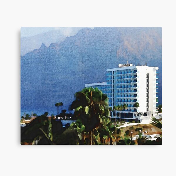 Item preview, Los Gigantes Tenerife Watercolour effect designed and sold by Gerald Waters.