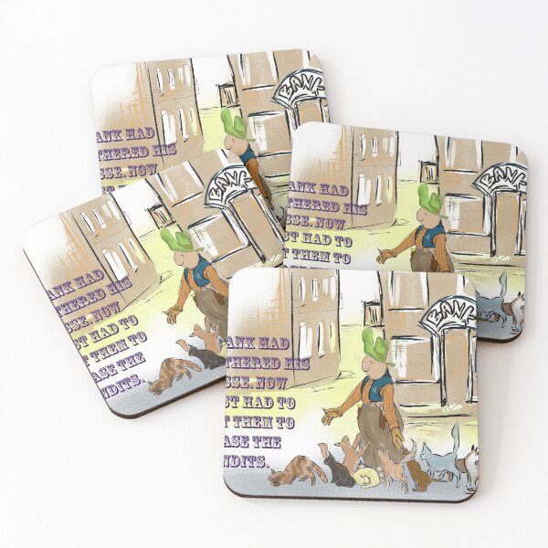 Item preview, Humour cartoon cowboy designed and sold by Fred-farkle.