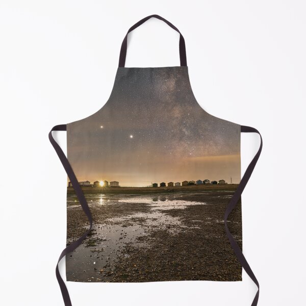 Item preview, Seasalter Whitstable beach huts at night designed and sold by rogerstanger.