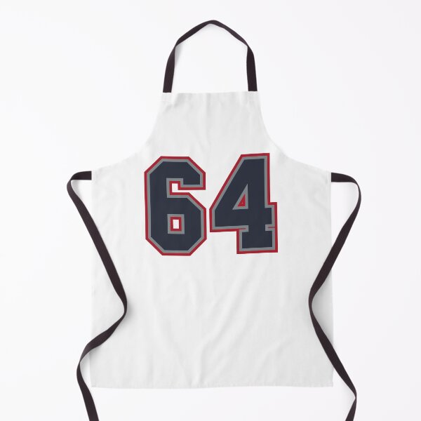 Item preview, 64 Navy Grey Red Sports Number Sixty-Four designed and sold by HelloFromAja.