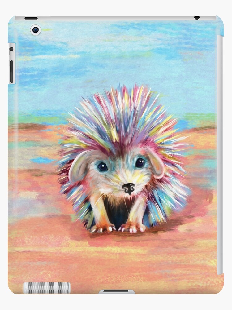 Coque Et Skin Adhesive Ipad Pastels Bebe Herisson Mignon Par K9printart Redbubble