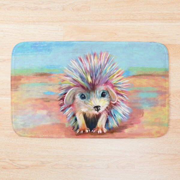 Item preview, Cute baby hedgehog pastels designed and sold by k9printart.
