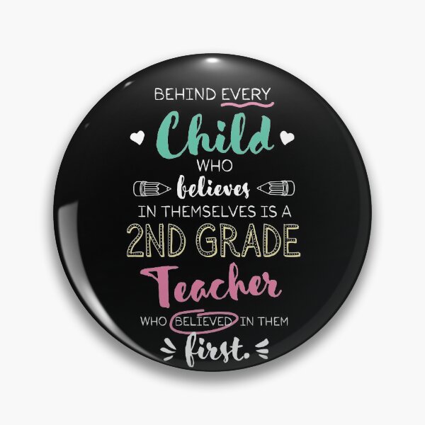 Item preview, Great 2nd Grade Teacher who believed - Appreciation Quote designed and sold by betternotes.