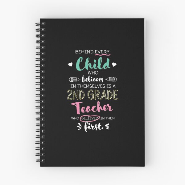Item preview, Great 2nd Grade Teacher who believed - Appreciation Quote designed and sold by betternotes.