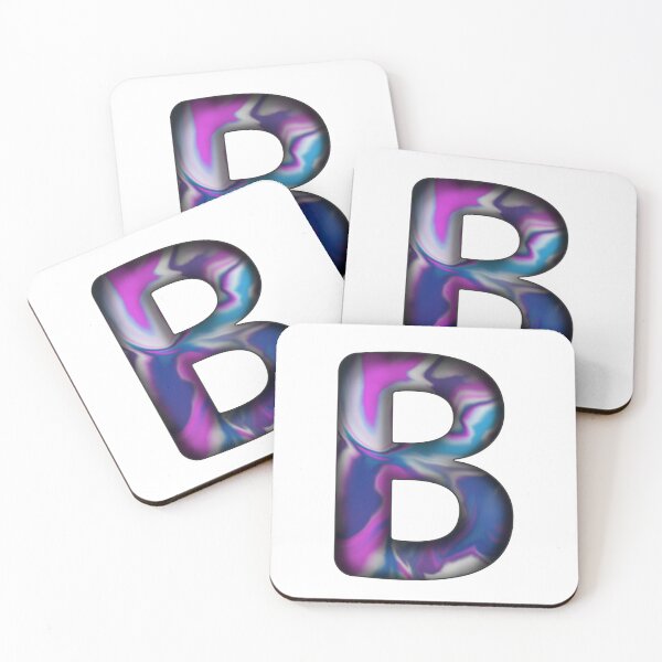 Item preview, Letter B wavy aestetic vibe designed and sold by Rime-art.