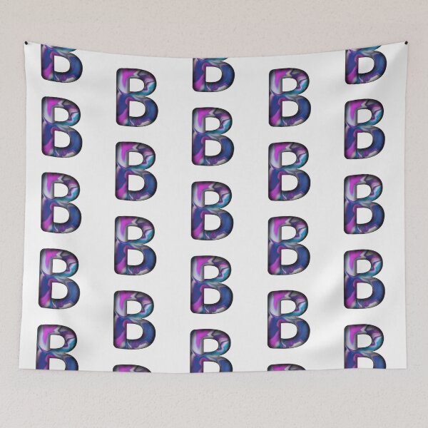 Item preview, Letter B wavy aestetic vibe designed and sold by Rime-art.