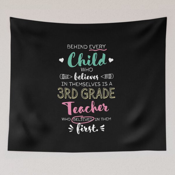 Item preview, Great 3rd Grade Teacher who believed - Appreciation Quote designed and sold by betternotes.