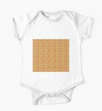 Ditsy Flowers in caramel One Piece - Short Sleeve