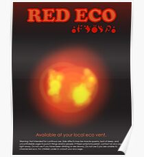 Red Eco Poster