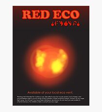 Red Eco Photographic Print