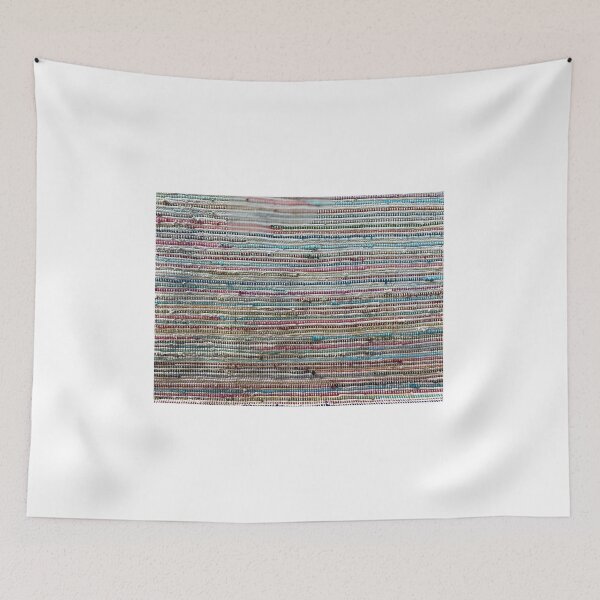 Item preview, Colorful retro texture fabric like stripes designed and sold by Smurfypixels.