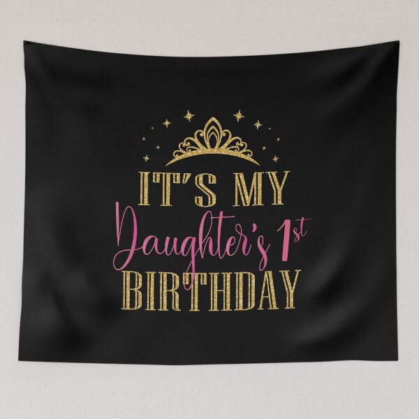 Item preview, It's My Daughter's 1st Birthday Girls Party Family Matching product designed and sold by Grabitees.