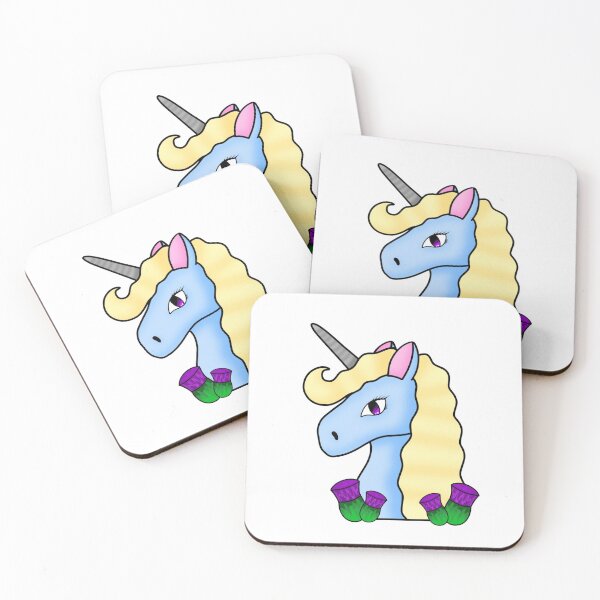 Item preview, Unicorn & thistles  designed and sold by Melville-Magic.