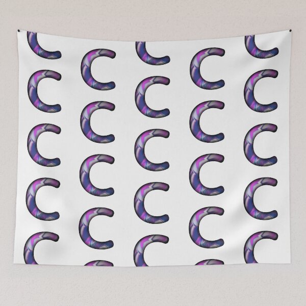 Item preview,  Letter C wavy aestetic vibe designed and sold by Rime-art.