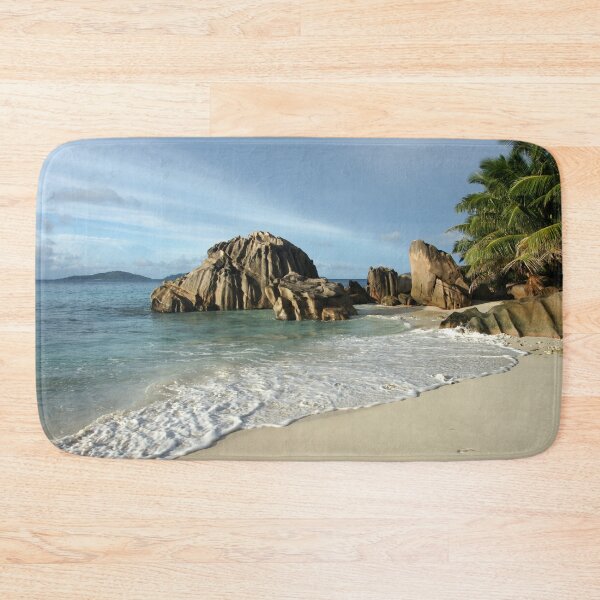 Item preview, Paradise beach Anse Patates in Seychelles, La Digue designed and sold by AniSolanni.