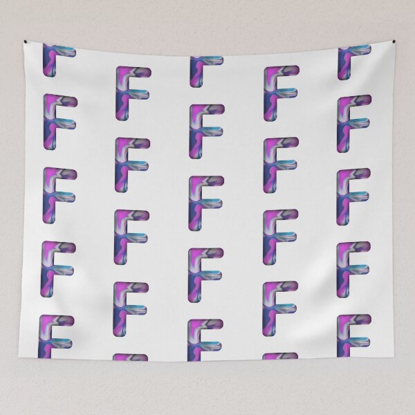 Item preview,  Letter f wavy aestetic vibe designed and sold by Rime-art.