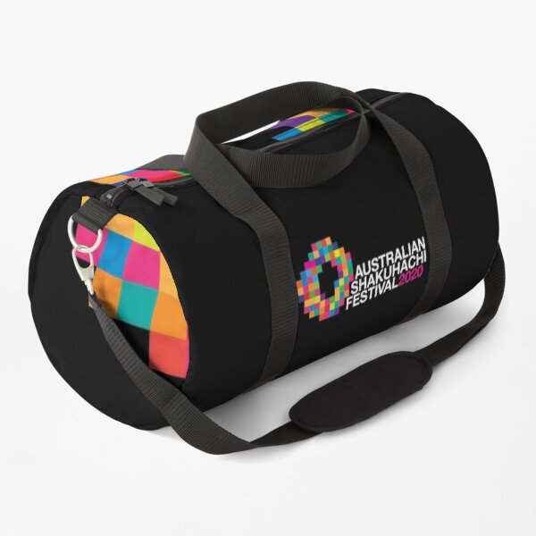 Full Colour ASF20 logo with text (dark background) Duffle Bag