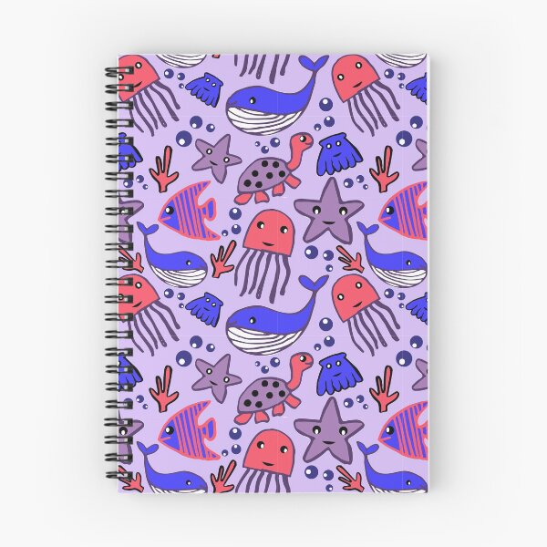 Item preview, Cute Underwater animals pattern  designed and sold by EtherealSkyShop.