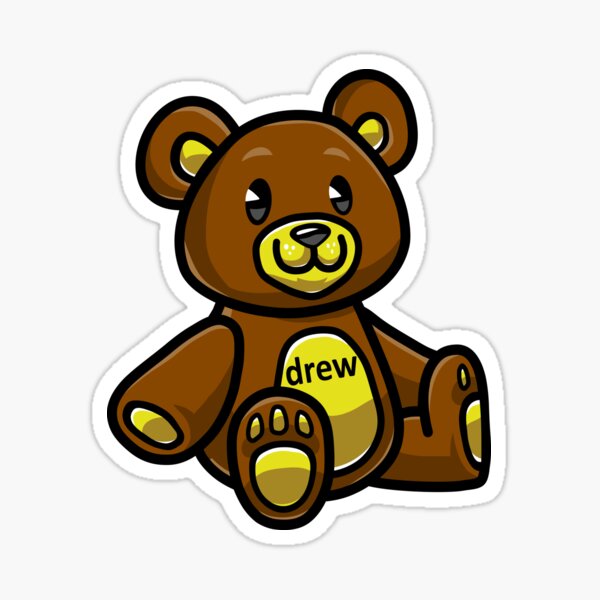 Ours en peluche a attiré Justin.B Sticker