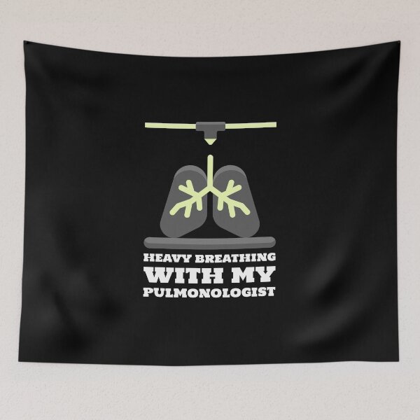 Item preview, Heavy breathing at the Pulmonologist designed and sold by TeeZoneZtore.