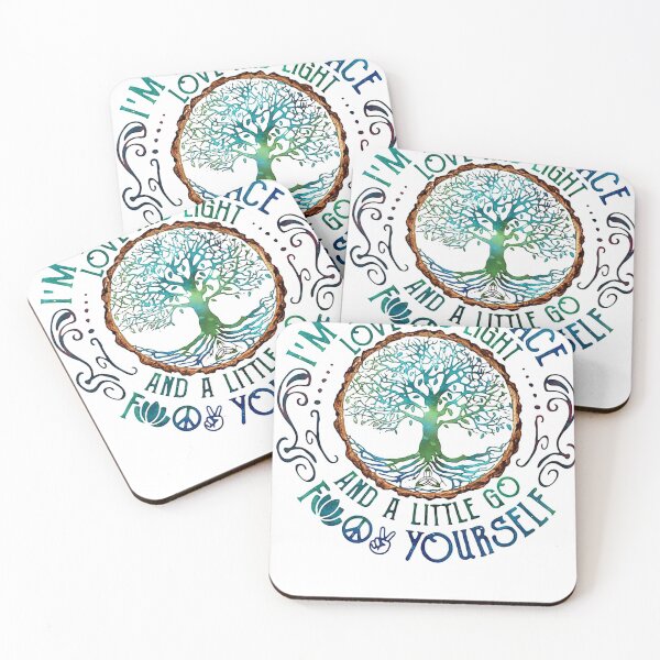 Item preview, Yoga I'm Mostly Peace Love And Light A Little Go designed and sold by hoakttctn.