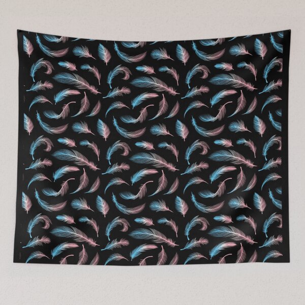 Item preview, Trans pride Feathers Transgender designed and sold by Pridish.