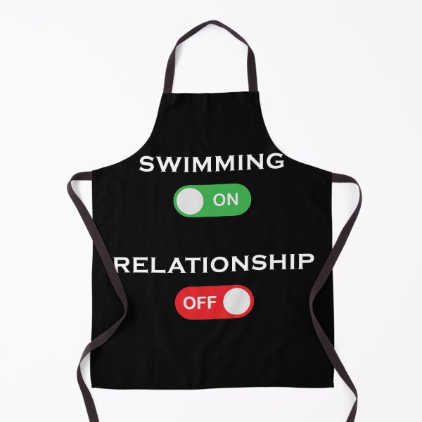 Item preview, Swimming ON relationship OFF designed and sold by Catsloversdotme.