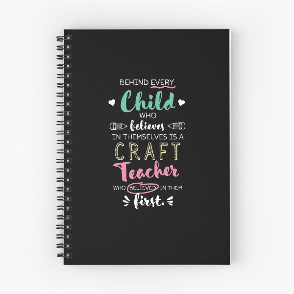Item preview, Great Craft Teacher who believed - Appreciation Quote designed and sold by betternotes.