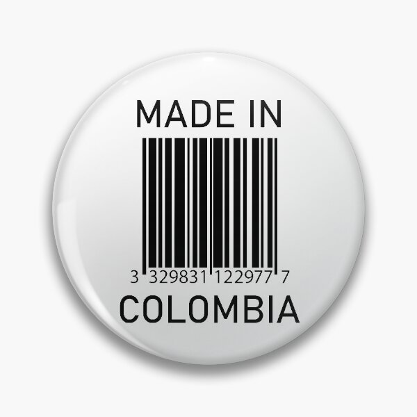 Item preview, Made in Colombia Bar code Style T shirt Mugs Stickers designed and sold by Mozi Design.