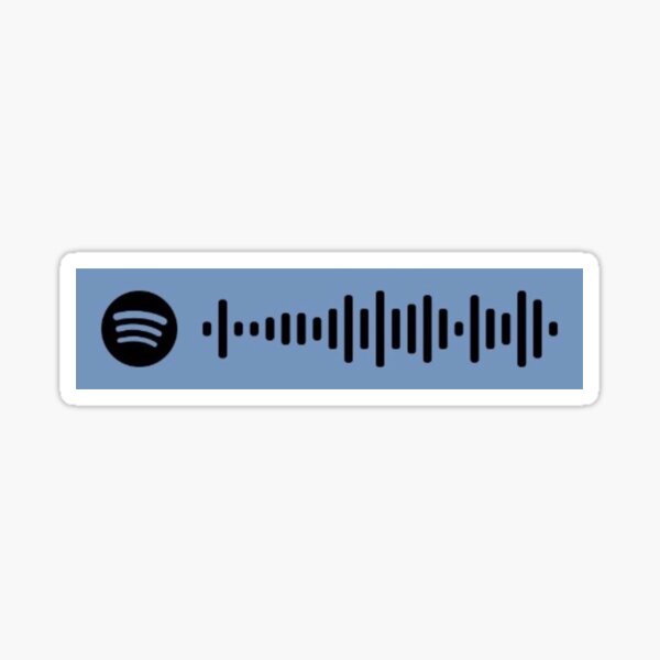 Ratatouille Soundtrack Spotify Code Sticker By Spotify Codes Redbubble - roblox id jason derulo codes