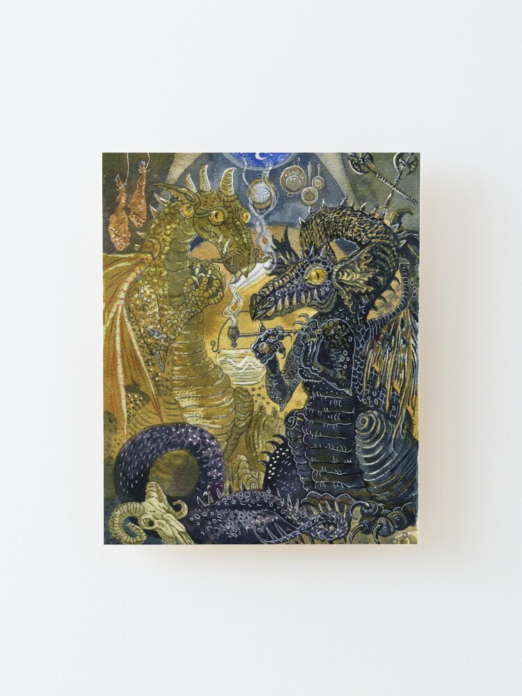 Alternate view of Dragon's lair Mounted Print
