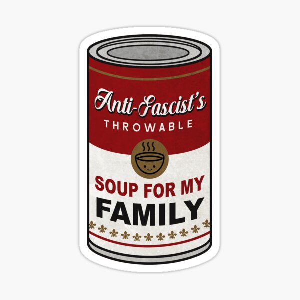 ANTIFA SOUP Sticker