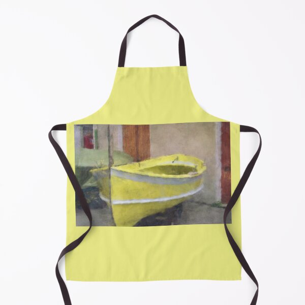Item preview, Yellow Fishing Boat in Cinque Terre designed and sold by Ollivrosa.