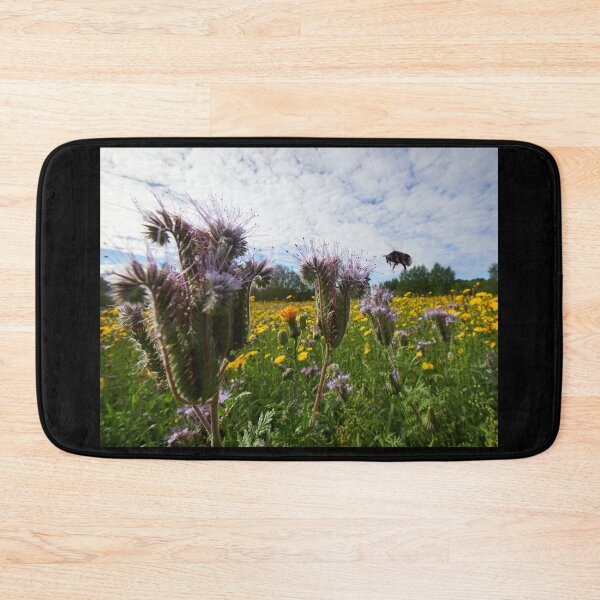 Item preview, Arrival on the flower field. Purple tansy and a bumblebee 8 designed and sold by Jouko Lehto Photography.