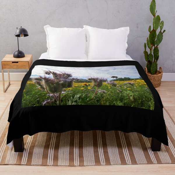 Item preview, Arrival on the flower field. Purple tansy and a bumblebee 8 designed and sold by Jouko Lehto Photography.